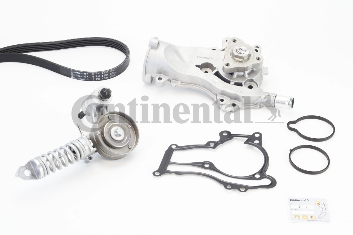 Water Pump + V-ribbed Belt Kit
